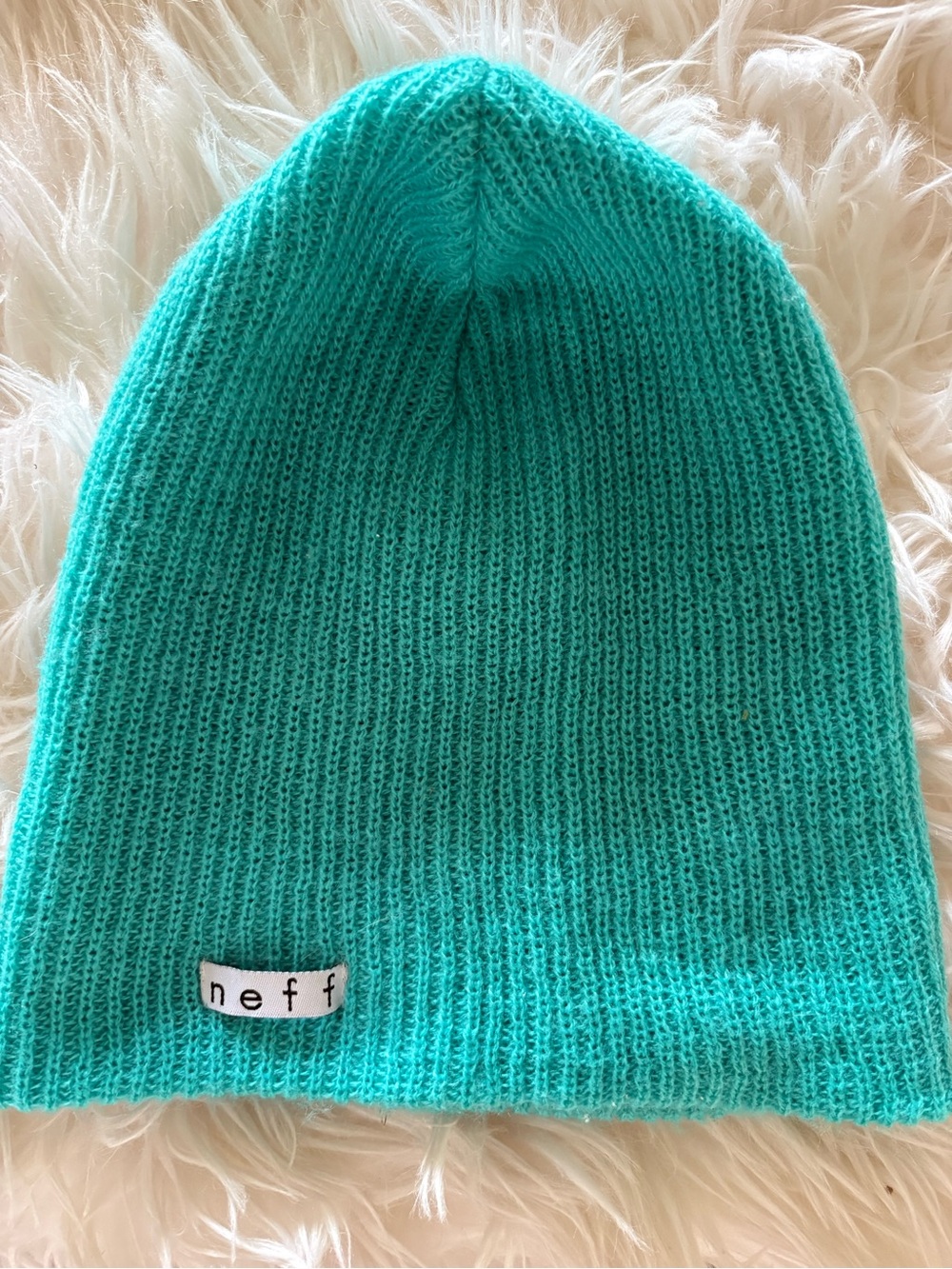 Neff Women’s  Teal Knit Beanie Hat